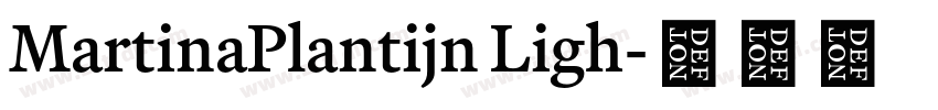 MartinaPlantijn Ligh字体转换